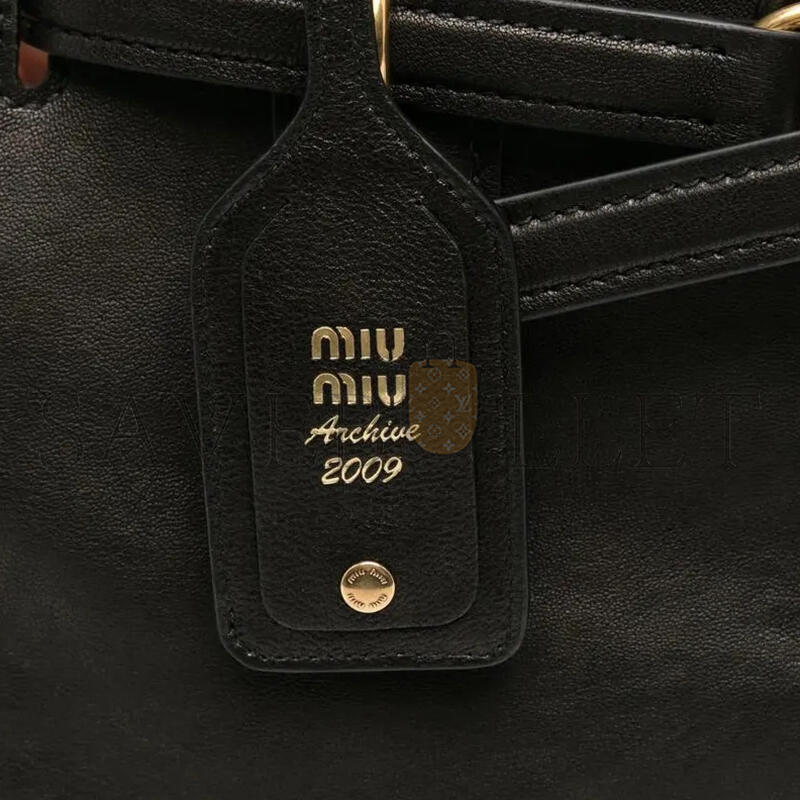 MIU MIU AVENTURE NAPPA LEATHER BAG 5BG310 (44*22.5*14.5cm)